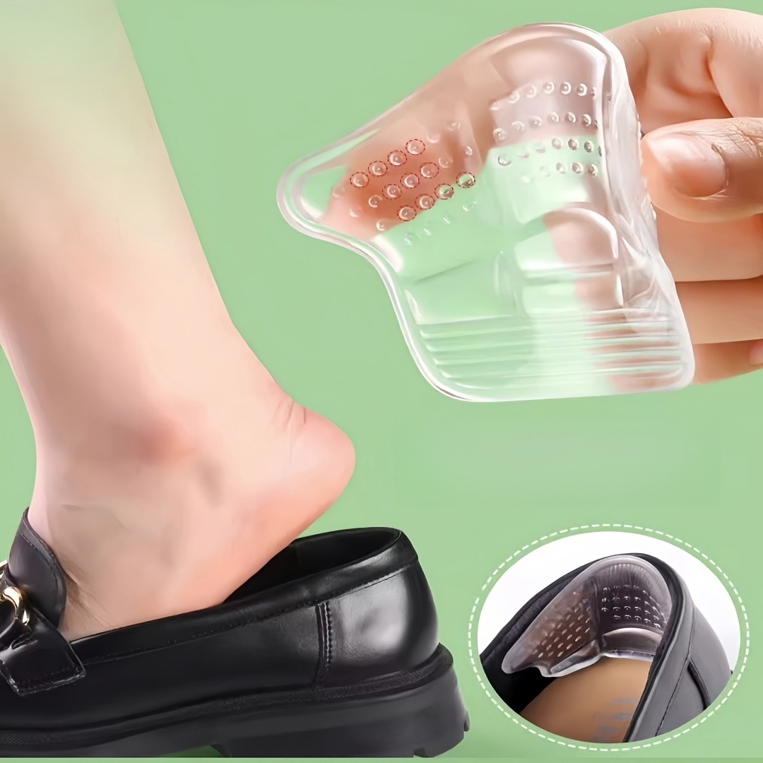 Shoe Polish Cream - Silicone Gel Heel Inserts, Self-Adhesive Anti-Blister