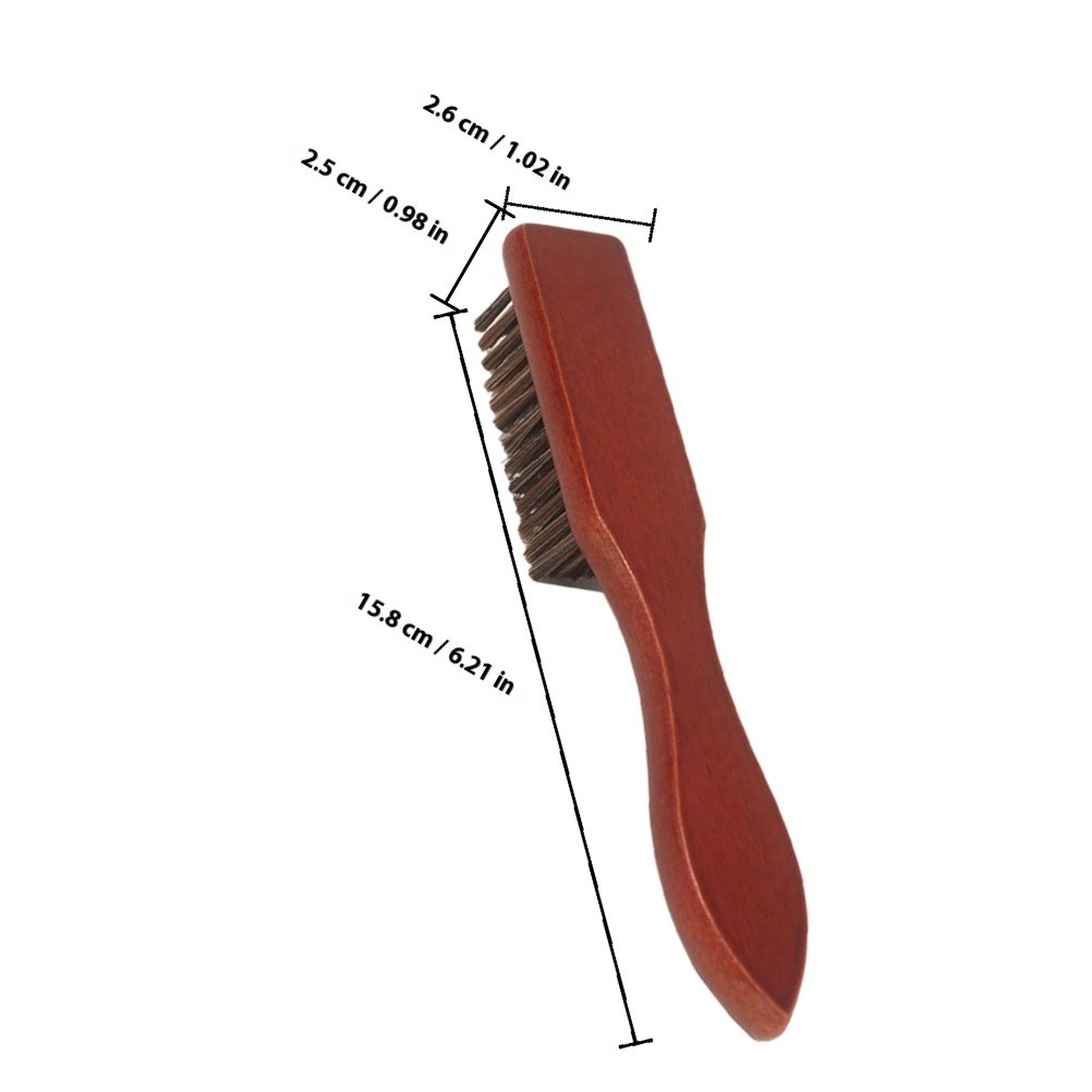 2Pcs Beard Grooming Brush Wood - огляд і ціна Brush Bristle Set