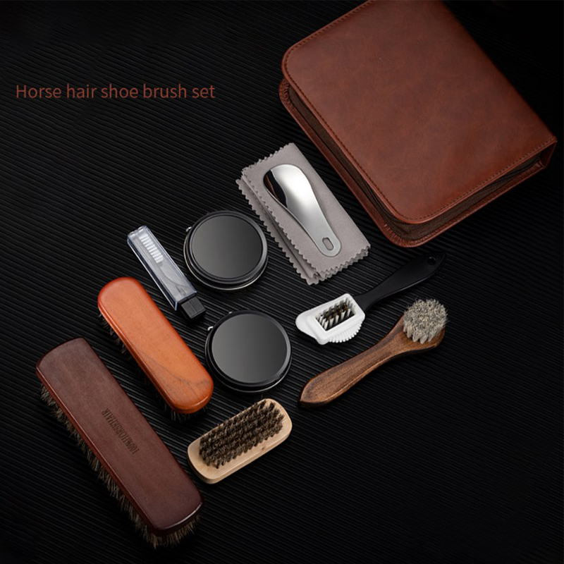 HorseHair Shoe Brush Set Leath - огляд і ціна Sneaker Leather Care