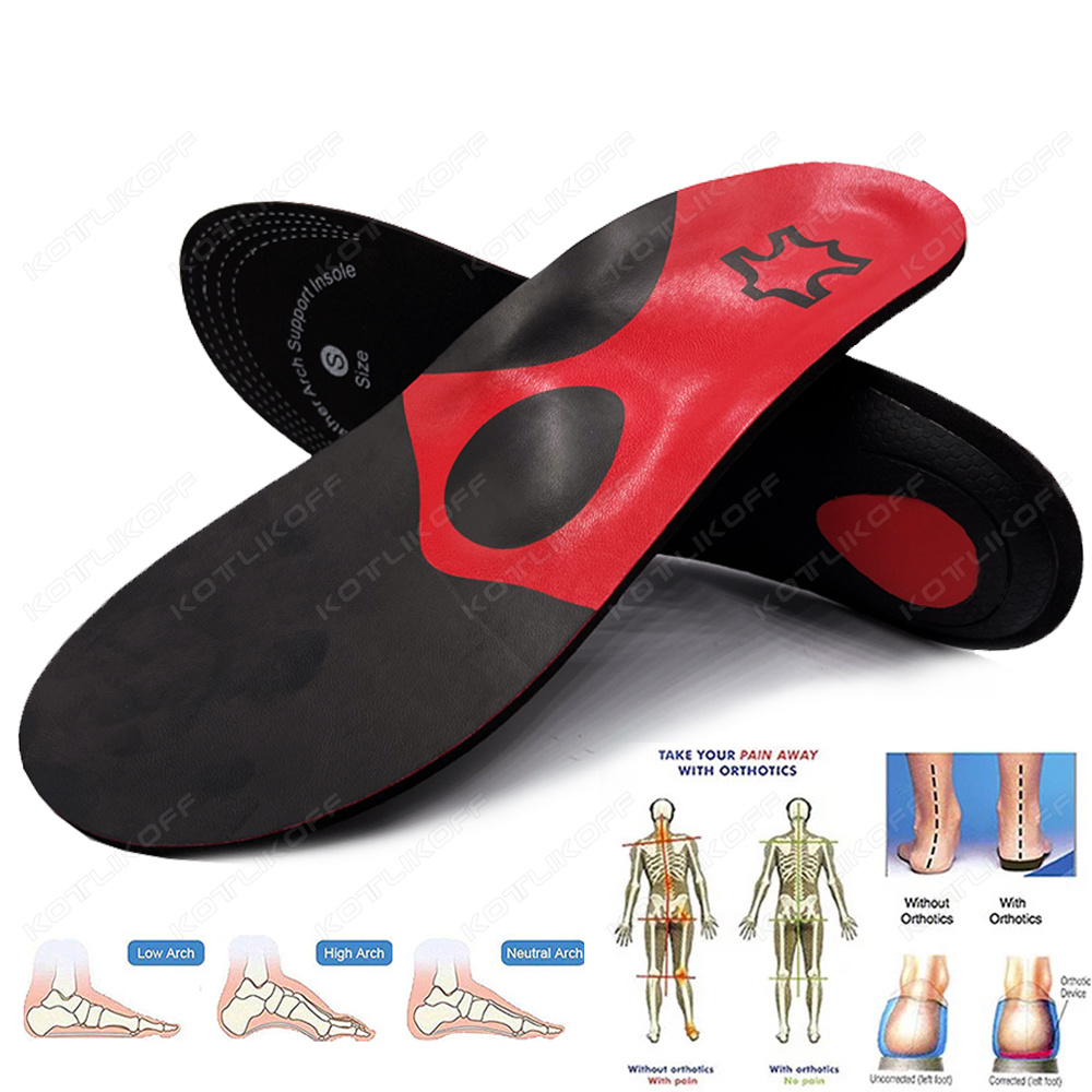 PU Leather Orthopedic Insole O - огляд і ціна Sneaker Leather Care