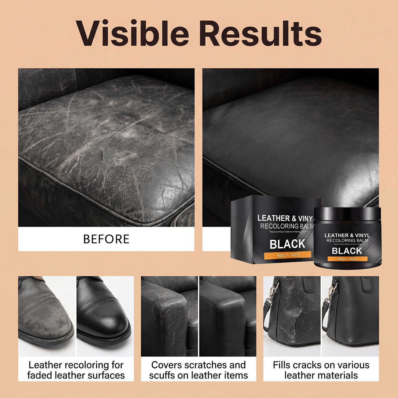 Car Leather Repair Kit Liquid  - огляд і ціна Shoe Polish Cream