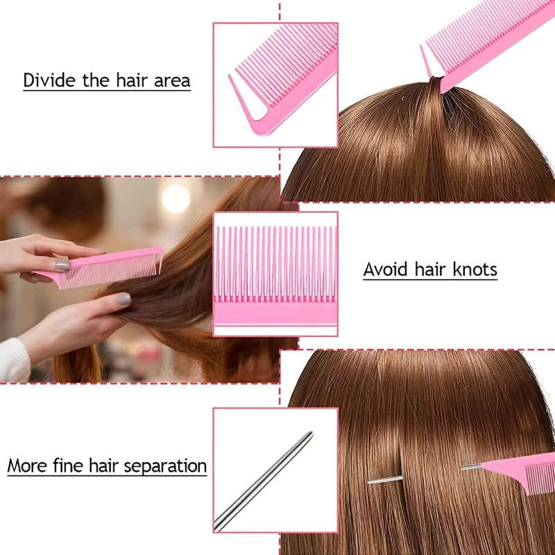 6Pcs Professional Hair Styling - огляд і ціна Brush Bristle Set