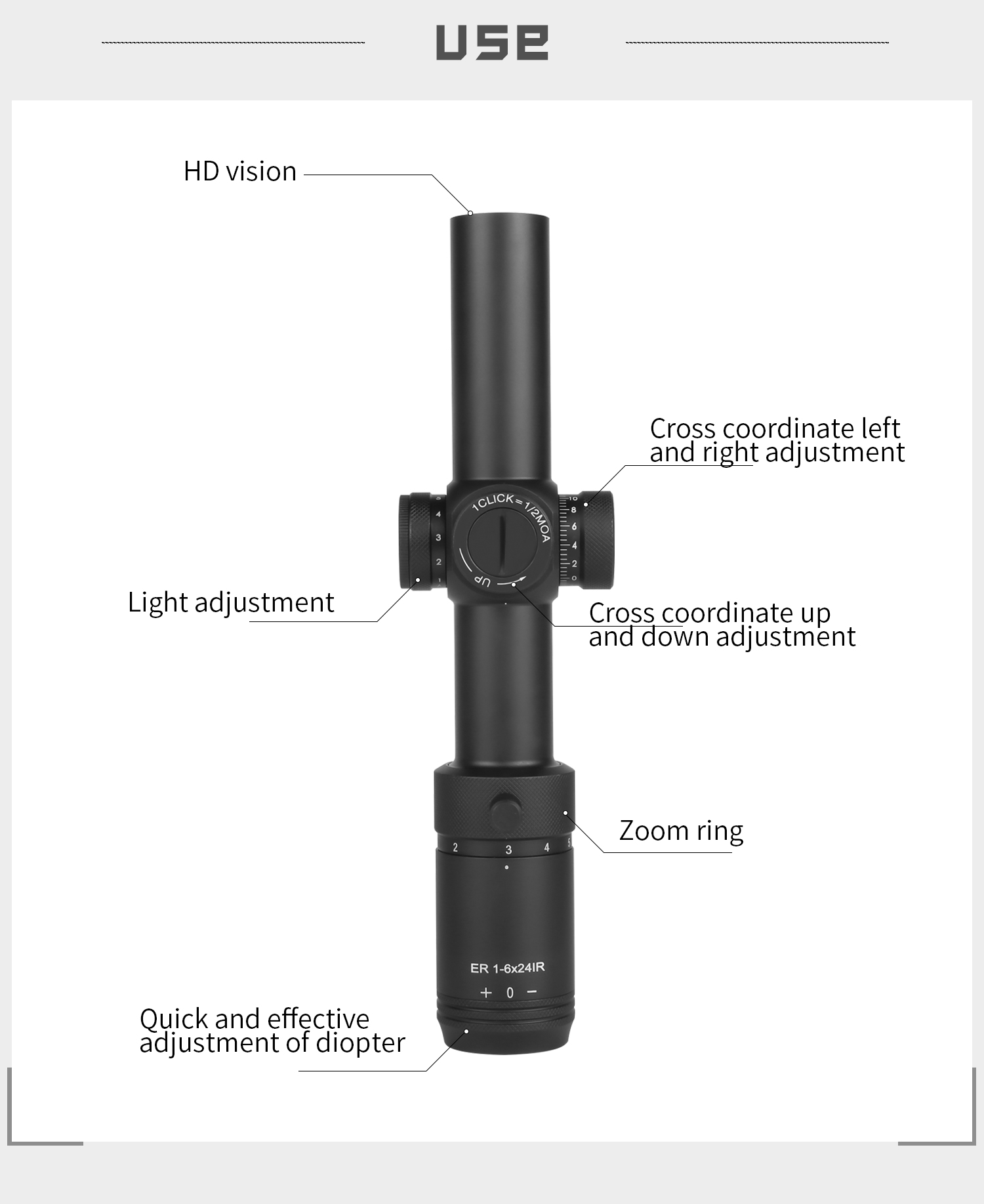 T-EAGLE ER1-6x24 quick sight w - огляд і ціна Sneakers Er