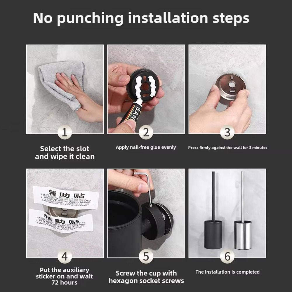 Stainless Steel Toilet Brush S - огляд і ціна Brush Bristle Set
