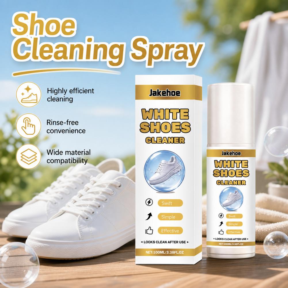 White Shoe Cleaner Spray Sneak - огляд і ціна Sneaker Care Whitener